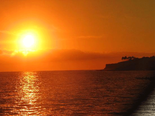 Sunset Hulopoe Beach