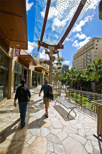 Shopping Waikiki Beach Walk